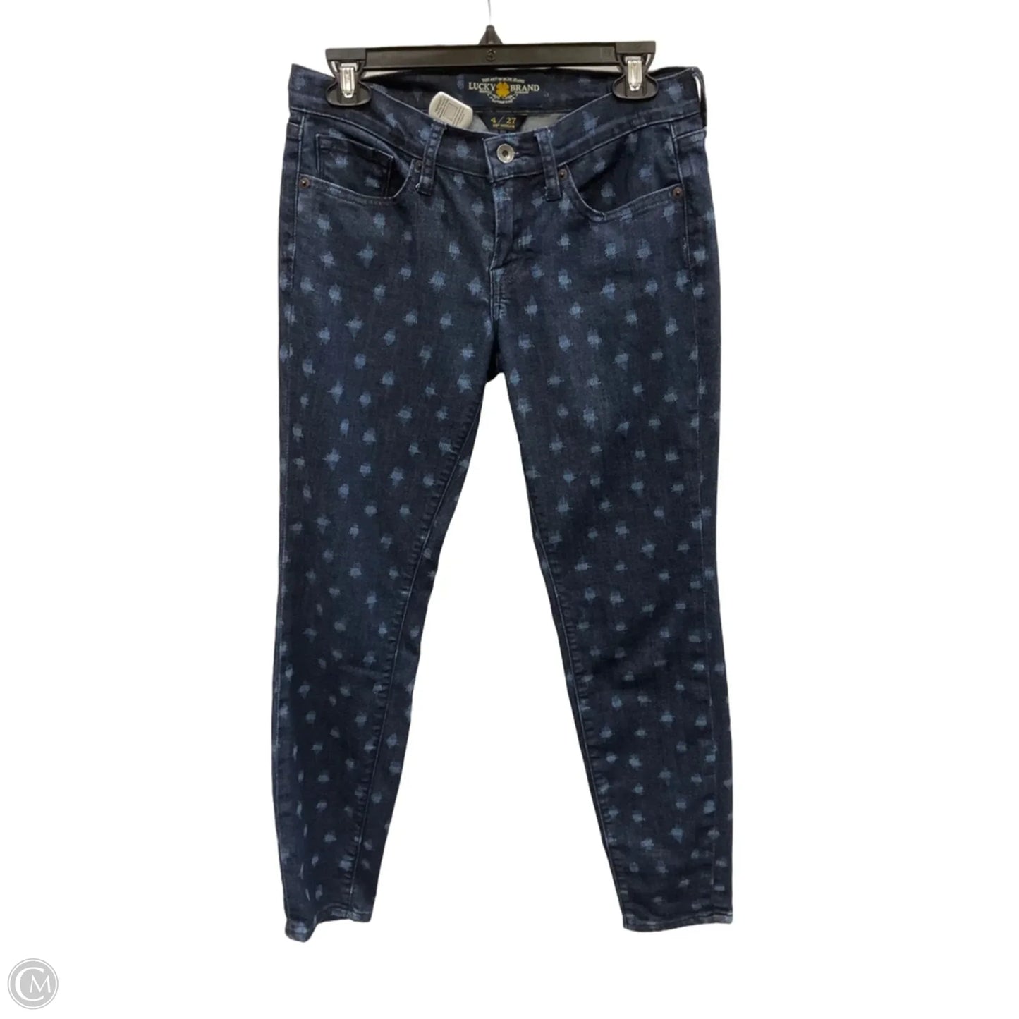 Jeans Skinny By Lucky Brand In Blue, Size: 4
