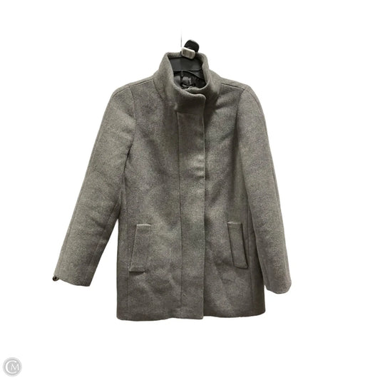 Coat Peacoat By J. Crew In Grey, Size: S
