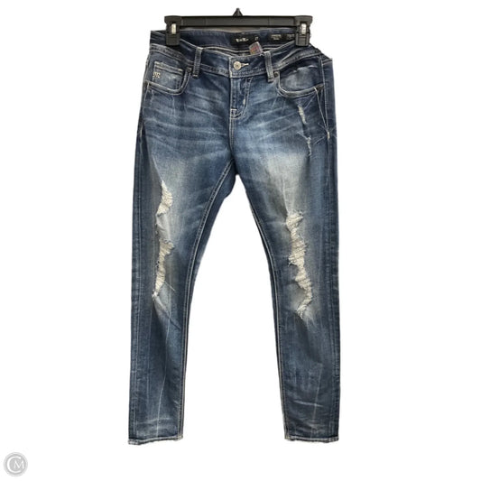 Jeans Skinny By Miss Me In Blue, Size: 4