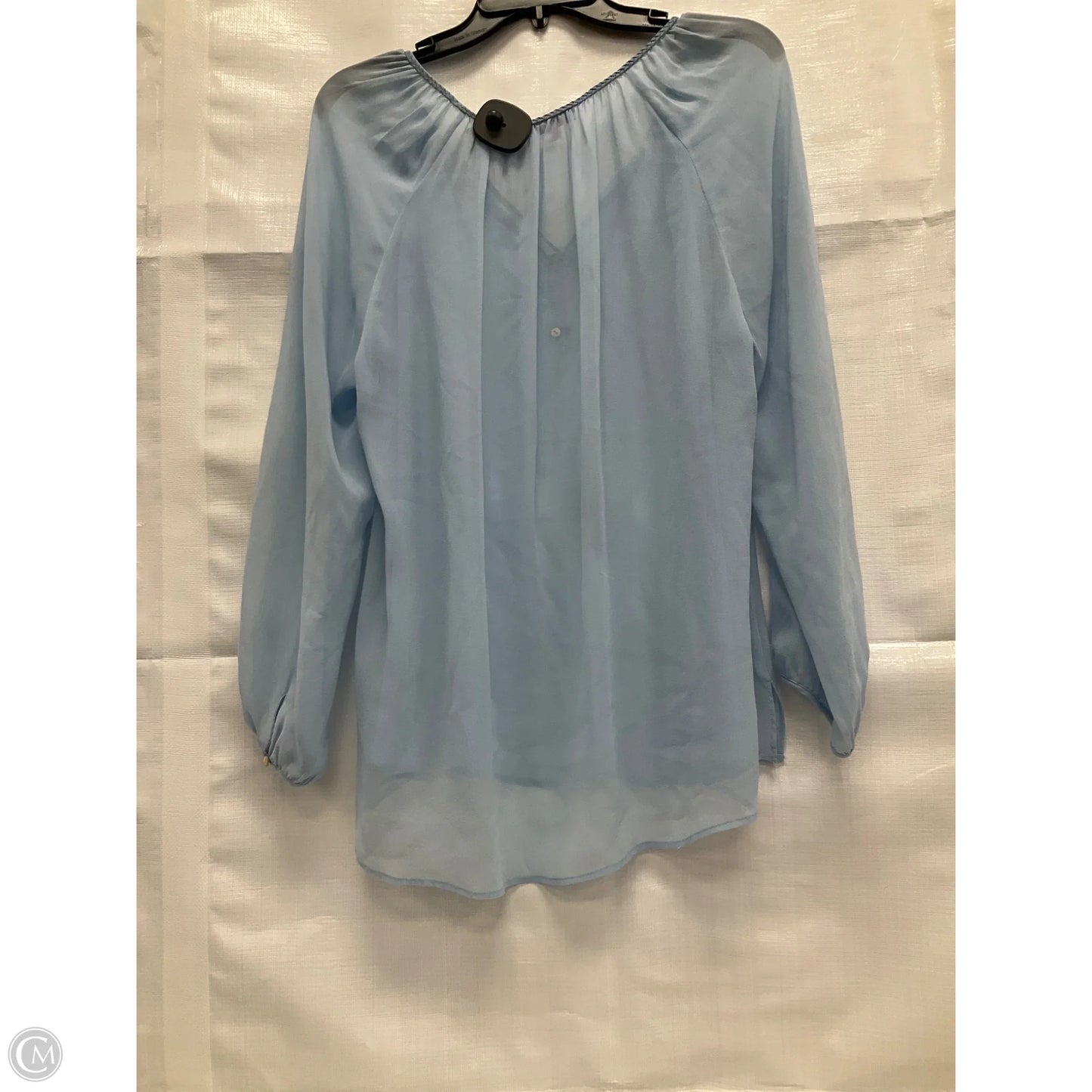 Top Long Sleeve By Calypso St Barth In Blue, Size: M