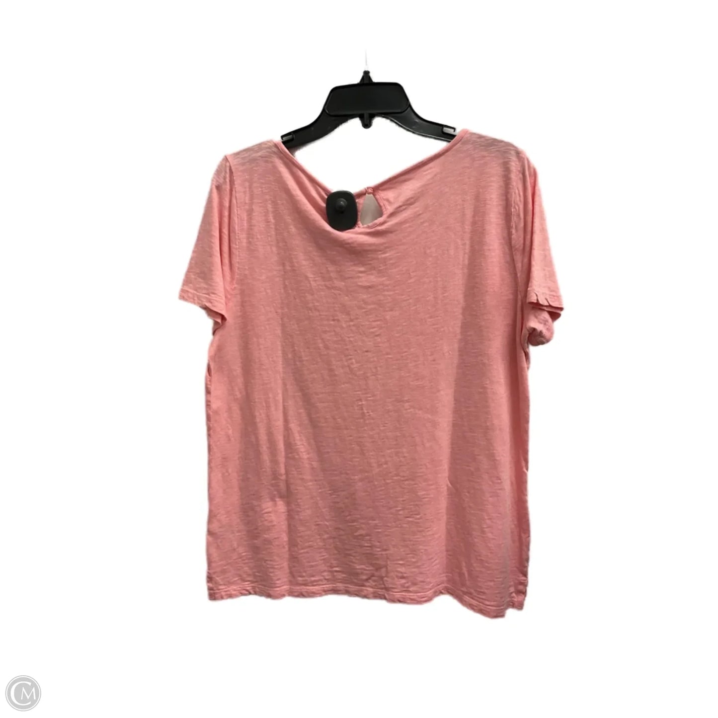 Top Short Sleeve By Talbots In Pink, Size: M