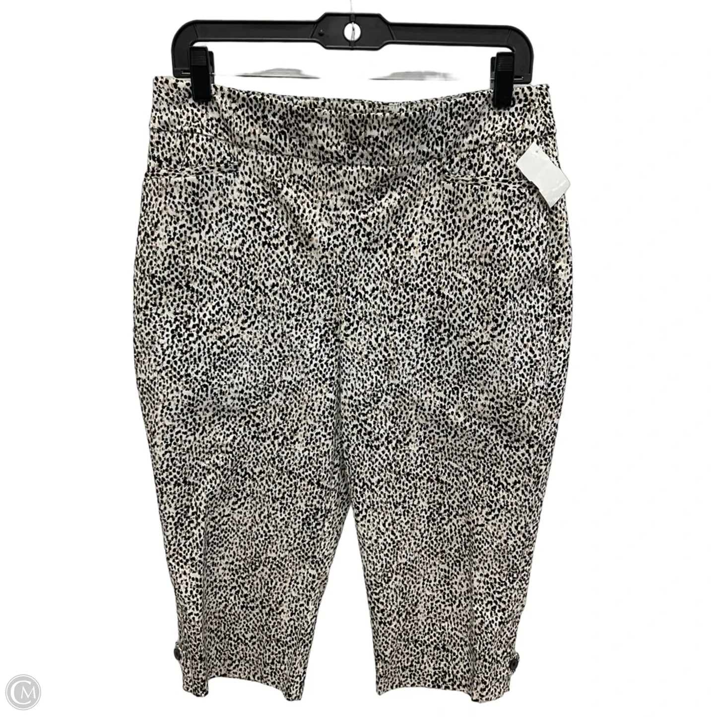 Capris By Chicos In Animal Print, Size: M
