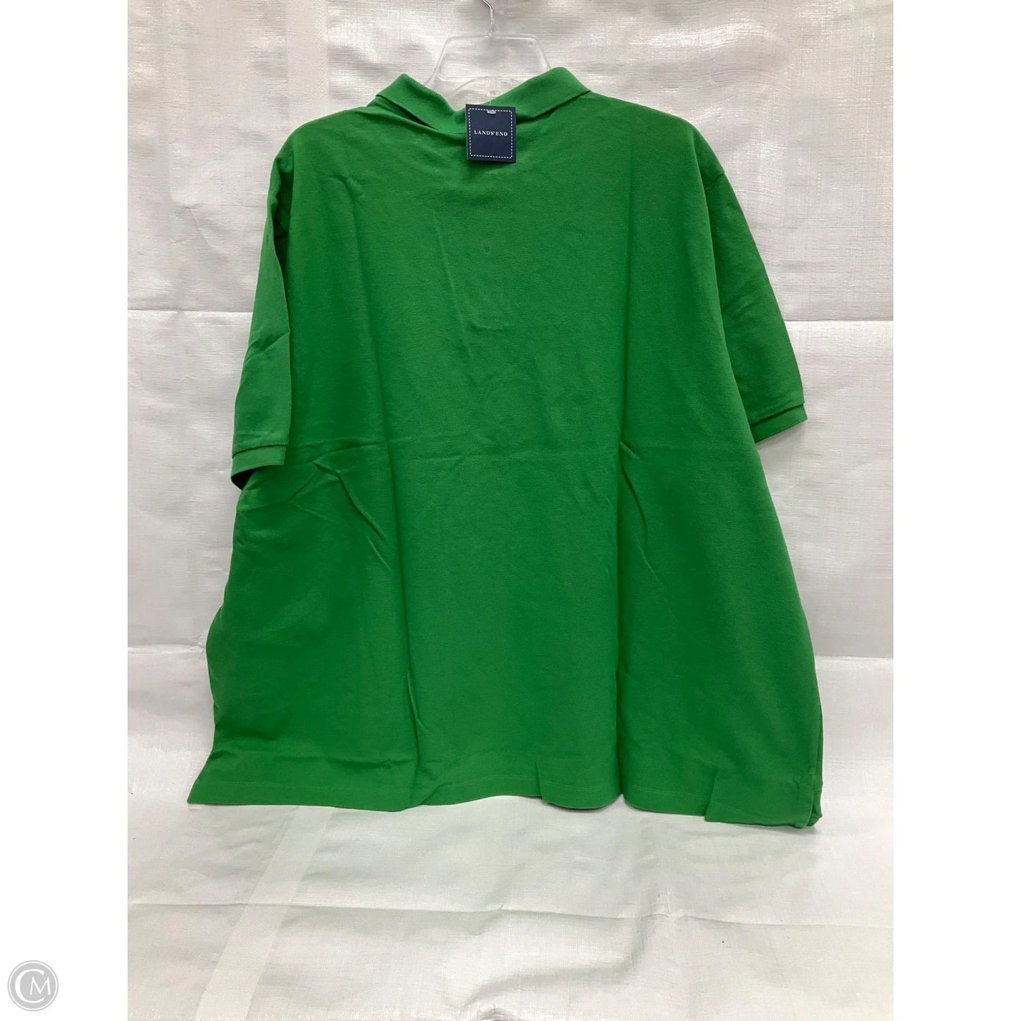 Top Short Sleeve By Lands End In Green, Size: 3x