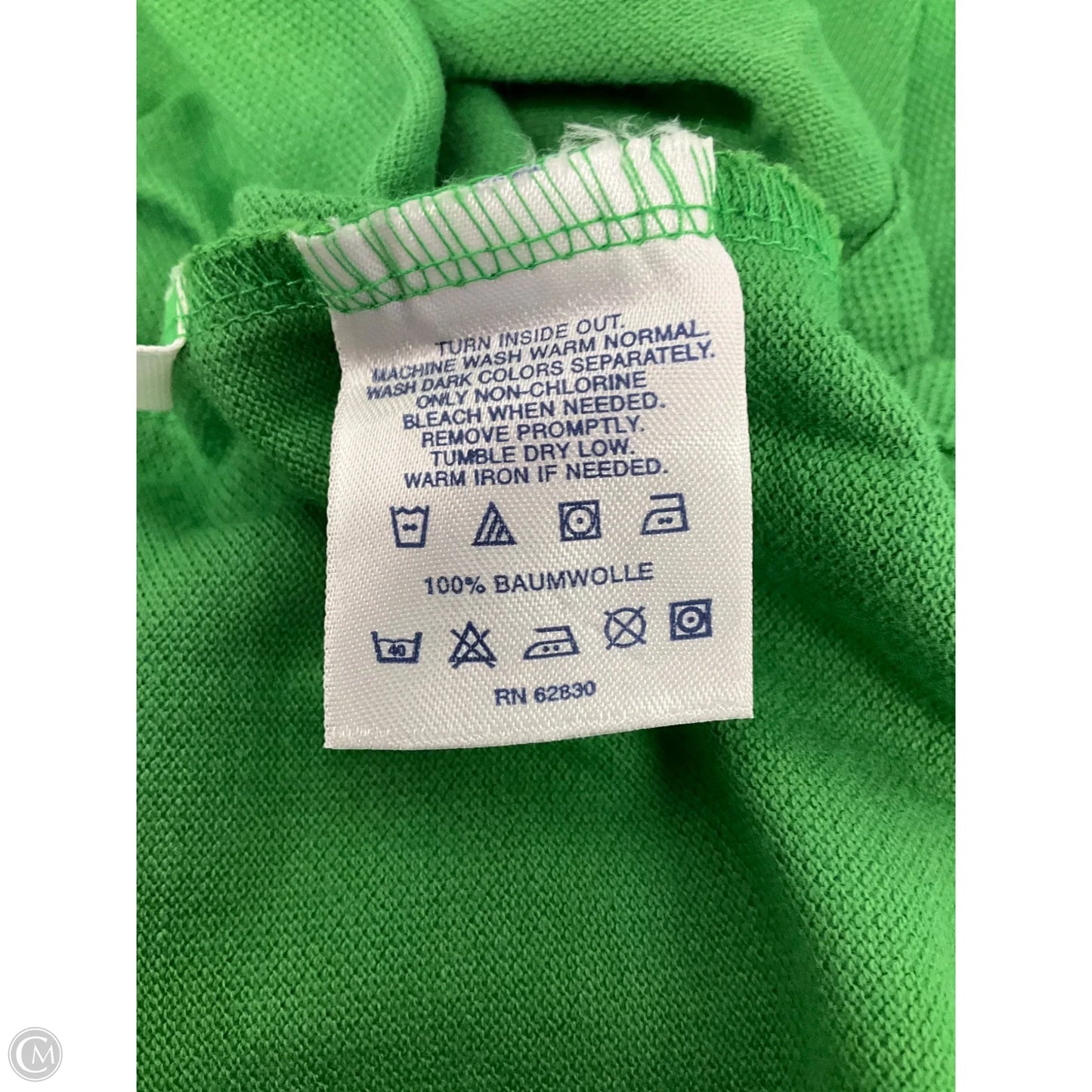 Top Short Sleeve By Lands End In Green, Size: 3x