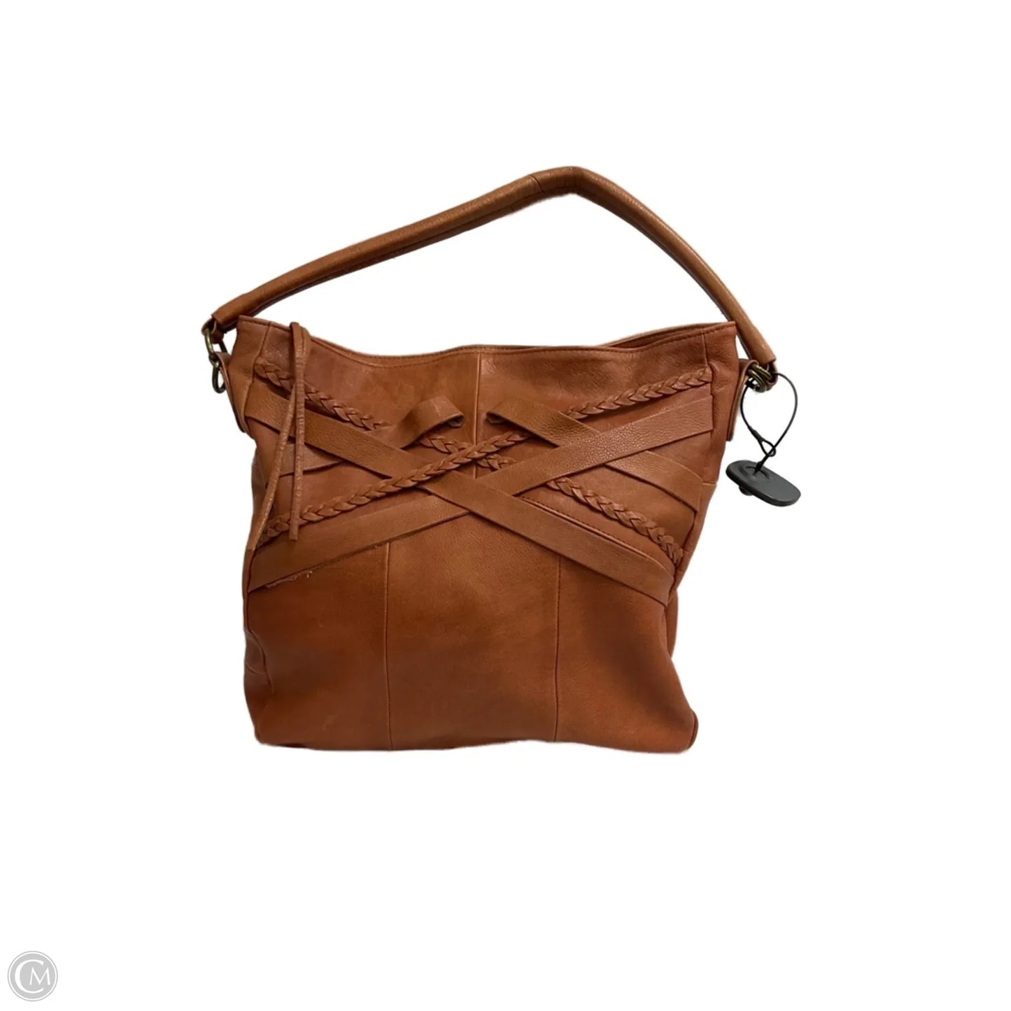 Handbag Leather By Cmc, Size: Medium