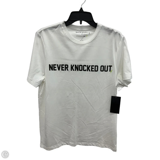 Top Short Sleeve By Spiritual Gangster In White, Size: M