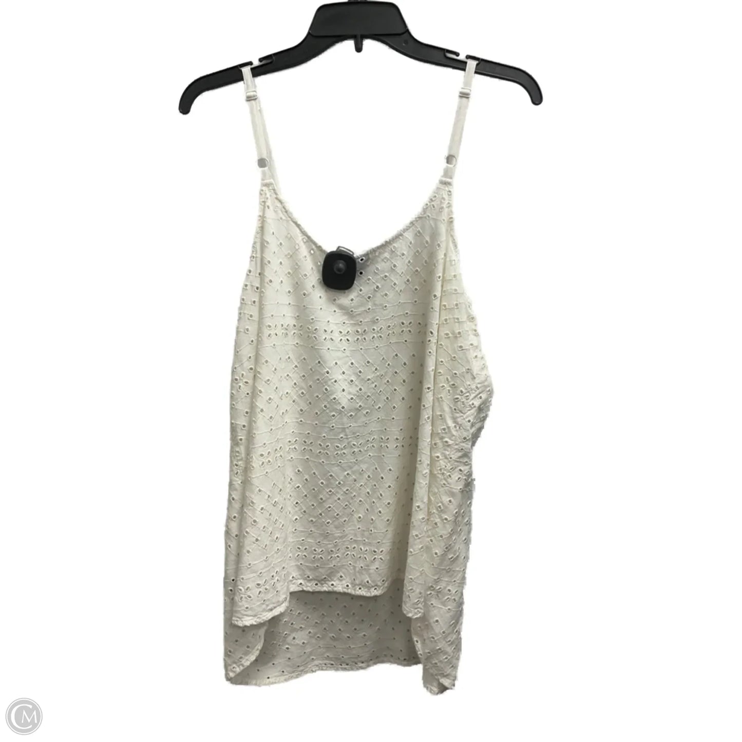 Top Sleeveless By Torrid In White, Size: 2x