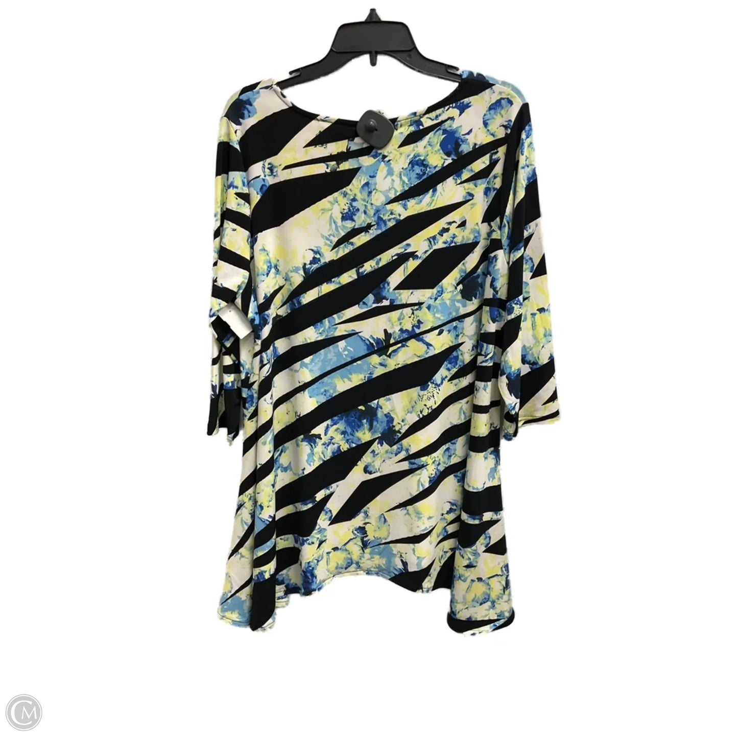Top 3/4 Sleeve By Alfani In Multi-colored, Size: 2x