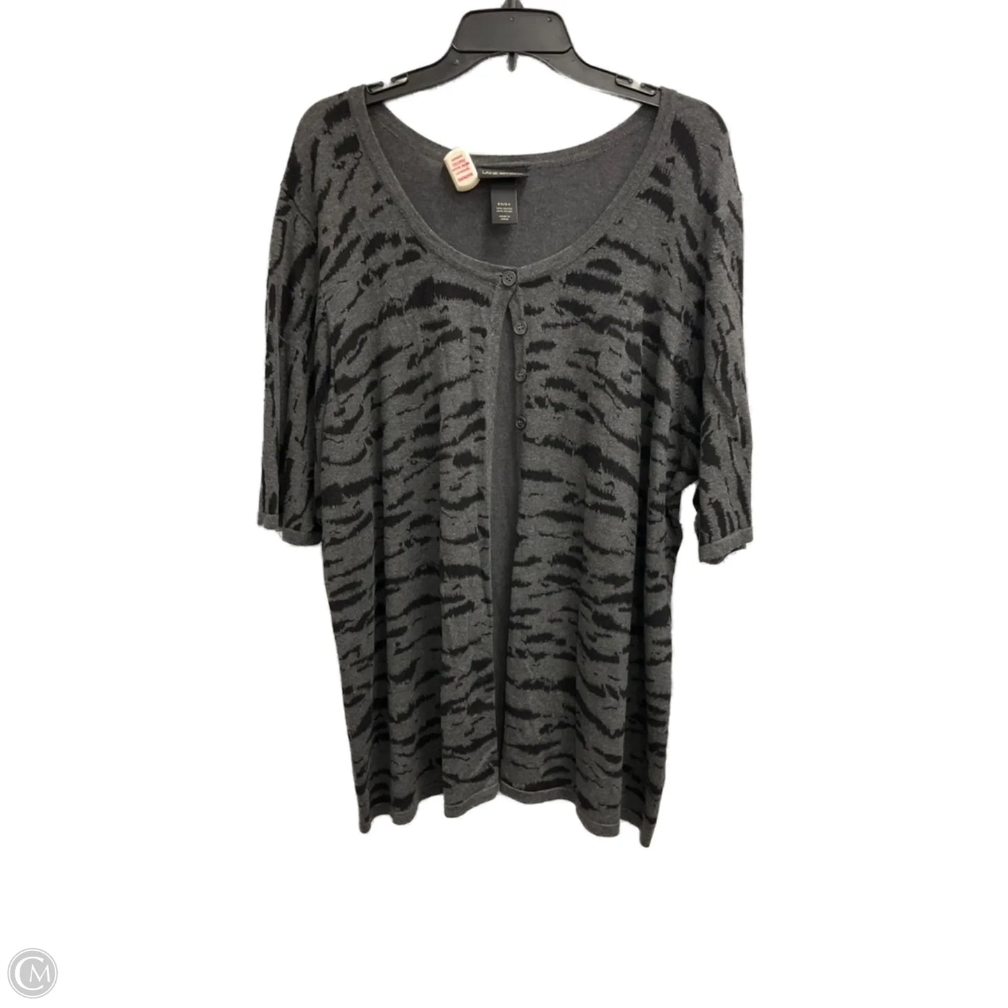 Cardigan By Lane Bryant In Grey, Size: 2x