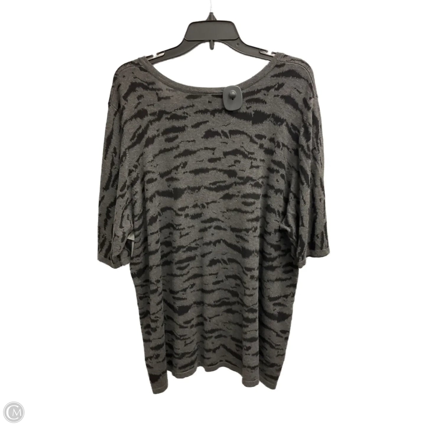 Cardigan By Lane Bryant In Grey, Size: 2x