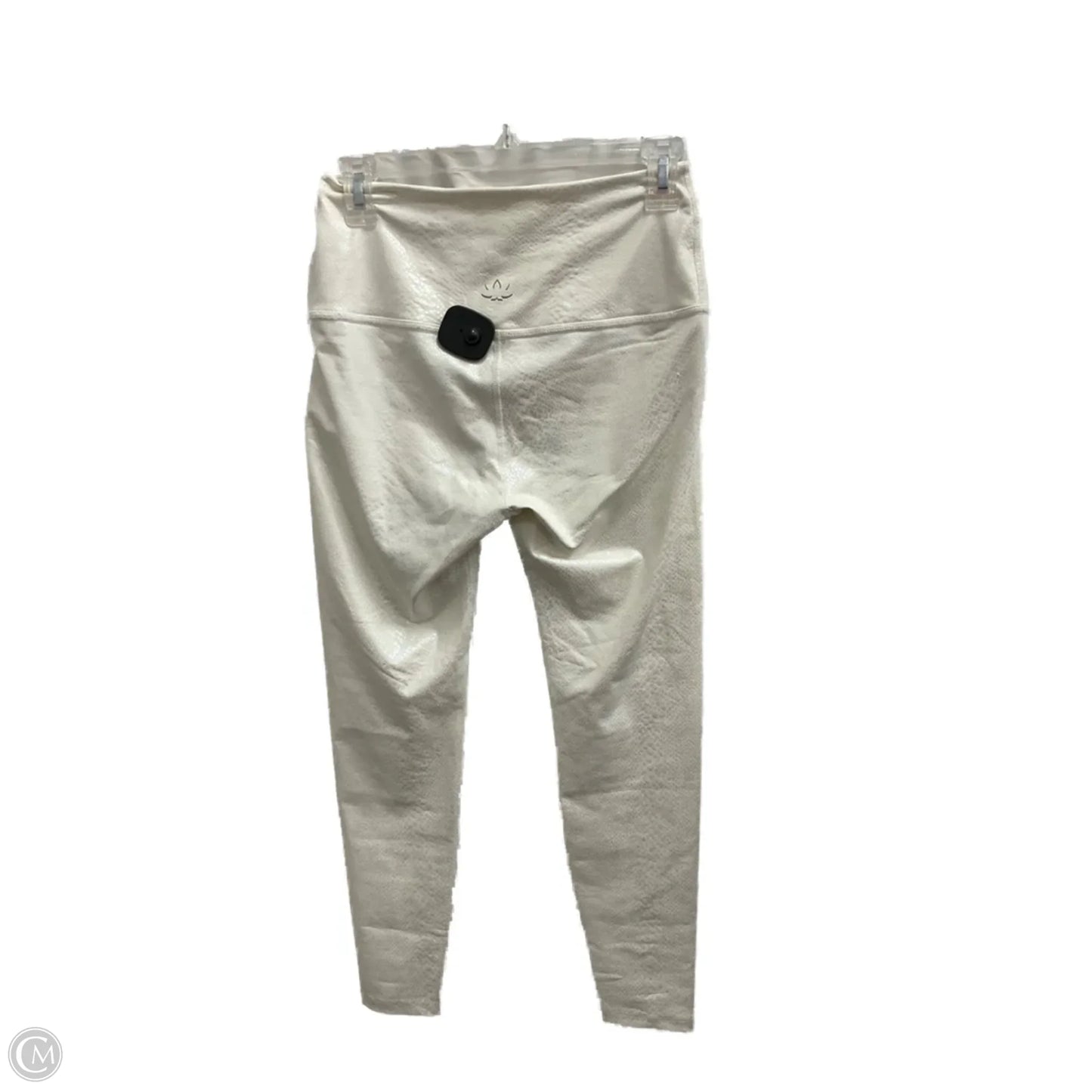 Athletic Leggings By Beyond Yoga In White, Size: M