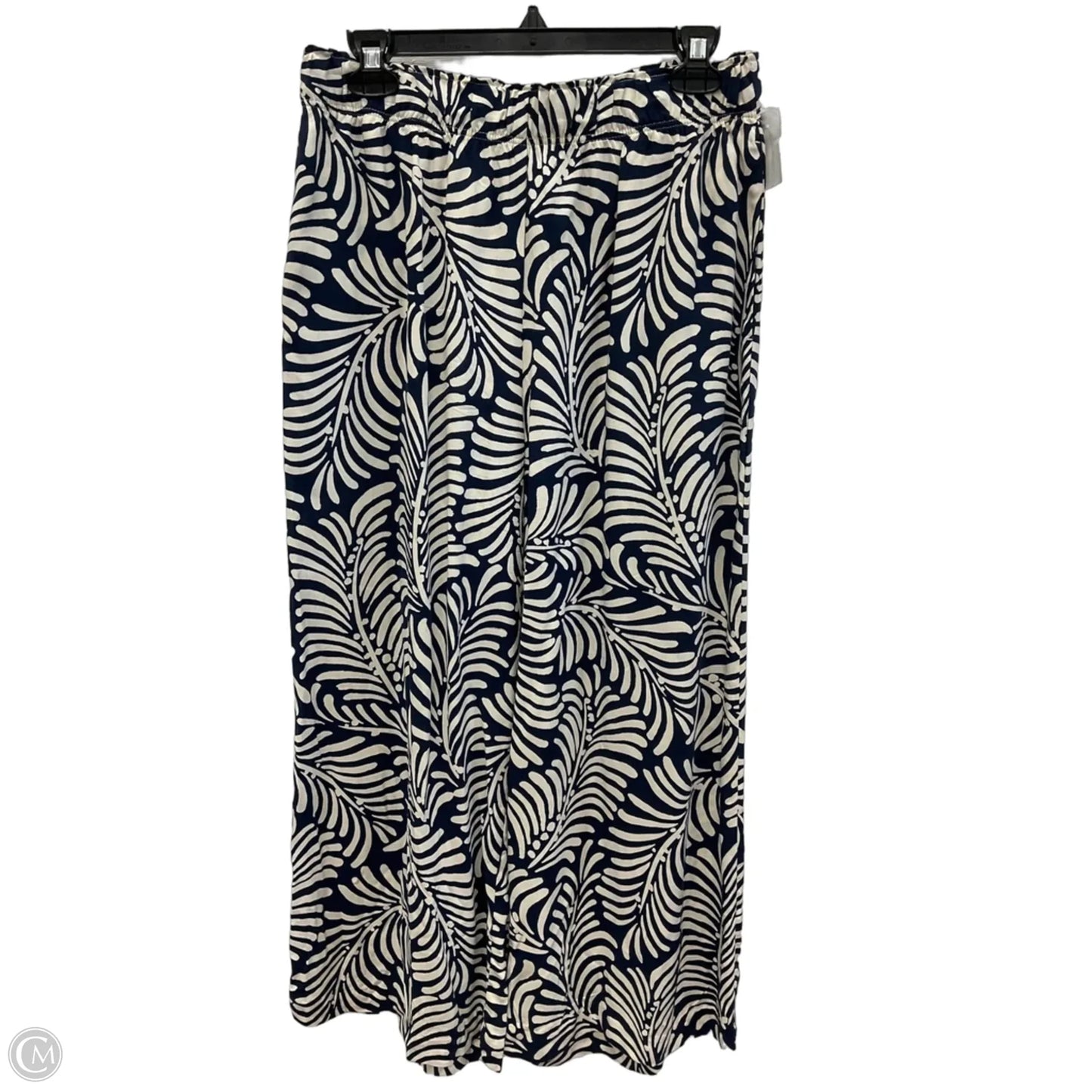 Pants Lounge By H&m In Blue & Cream, Size: M