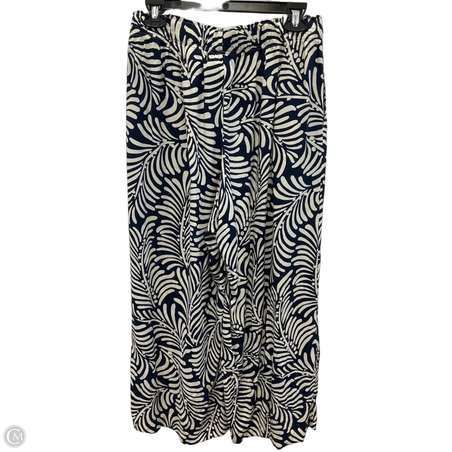 Pants Lounge By H&m In Blue & Cream, Size: M