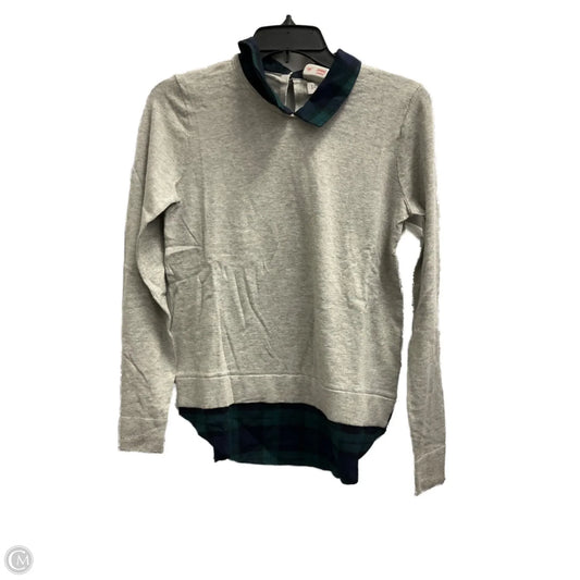 Top Long Sleeve By J. Crew In Grey, Size: Xs