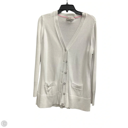 Cardigan By Isaac Mizrahi Live Qvc In White, Size: M