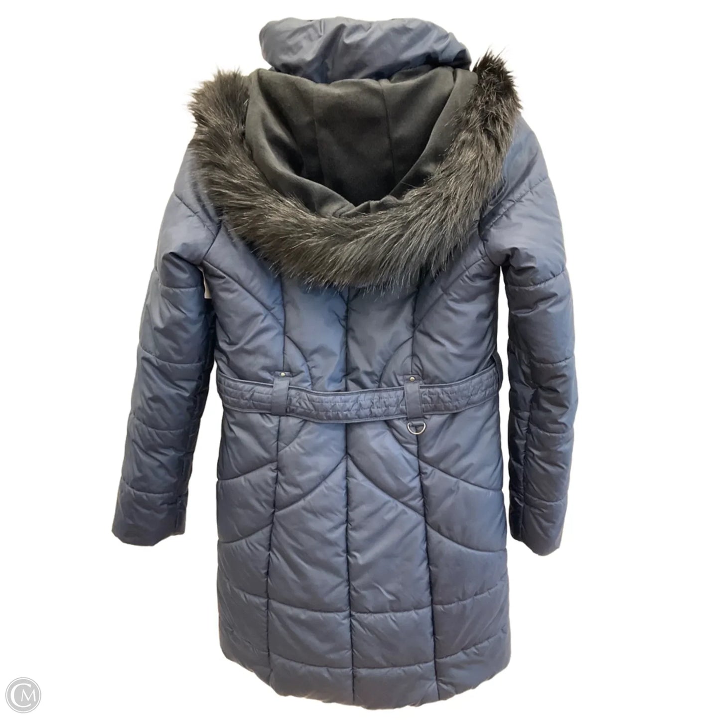 Coat Puffer & Quilted By Weatherproof In Navy, Size: S
