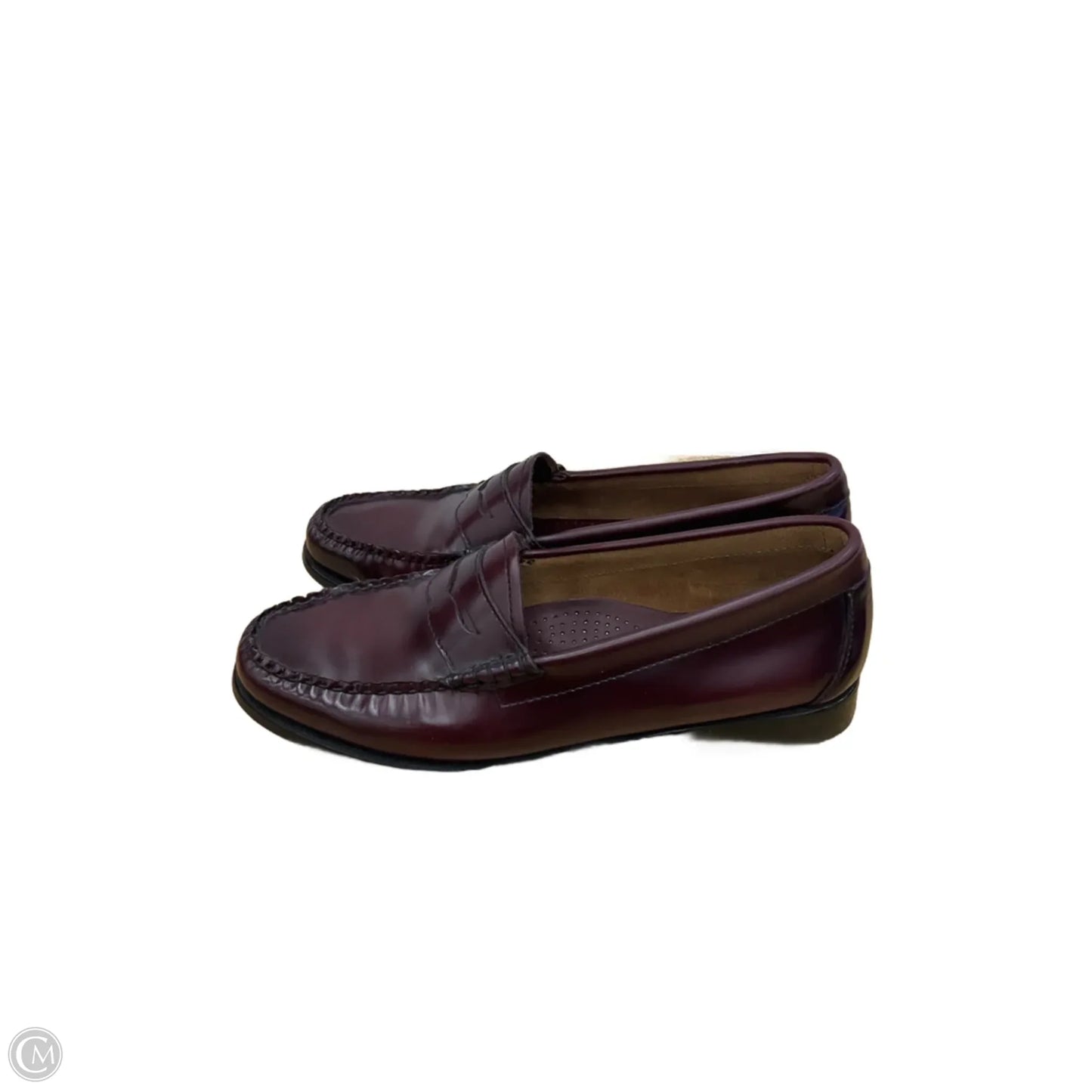 Shoes Flats By Cma In Maroon, Size: 8.5
