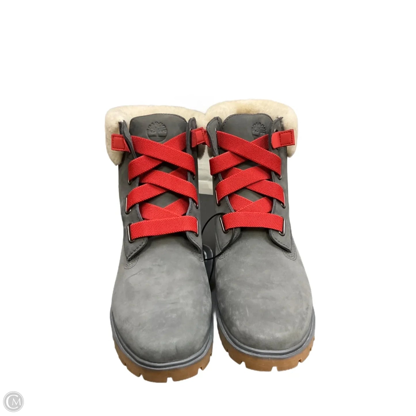 Boots Ankle Flats By Timberland In Grey, Size: 9