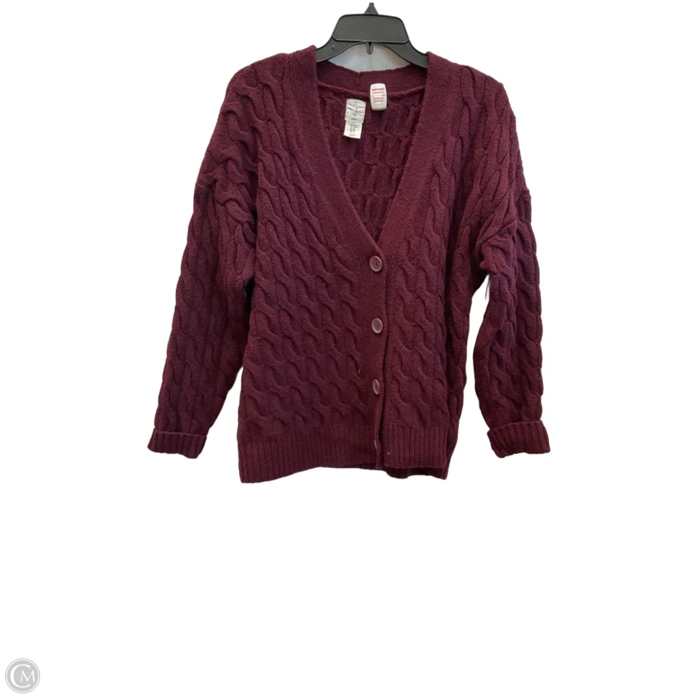 Cardigan By Joie In Maroon, Size: M