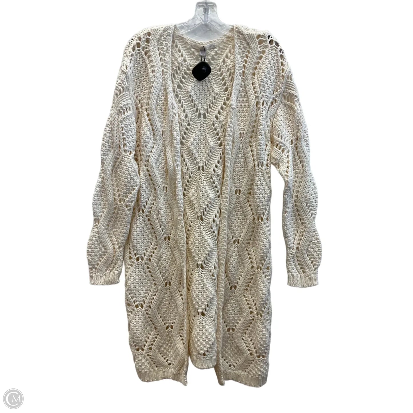 Cardigan By Boston Proper In White, Size: L