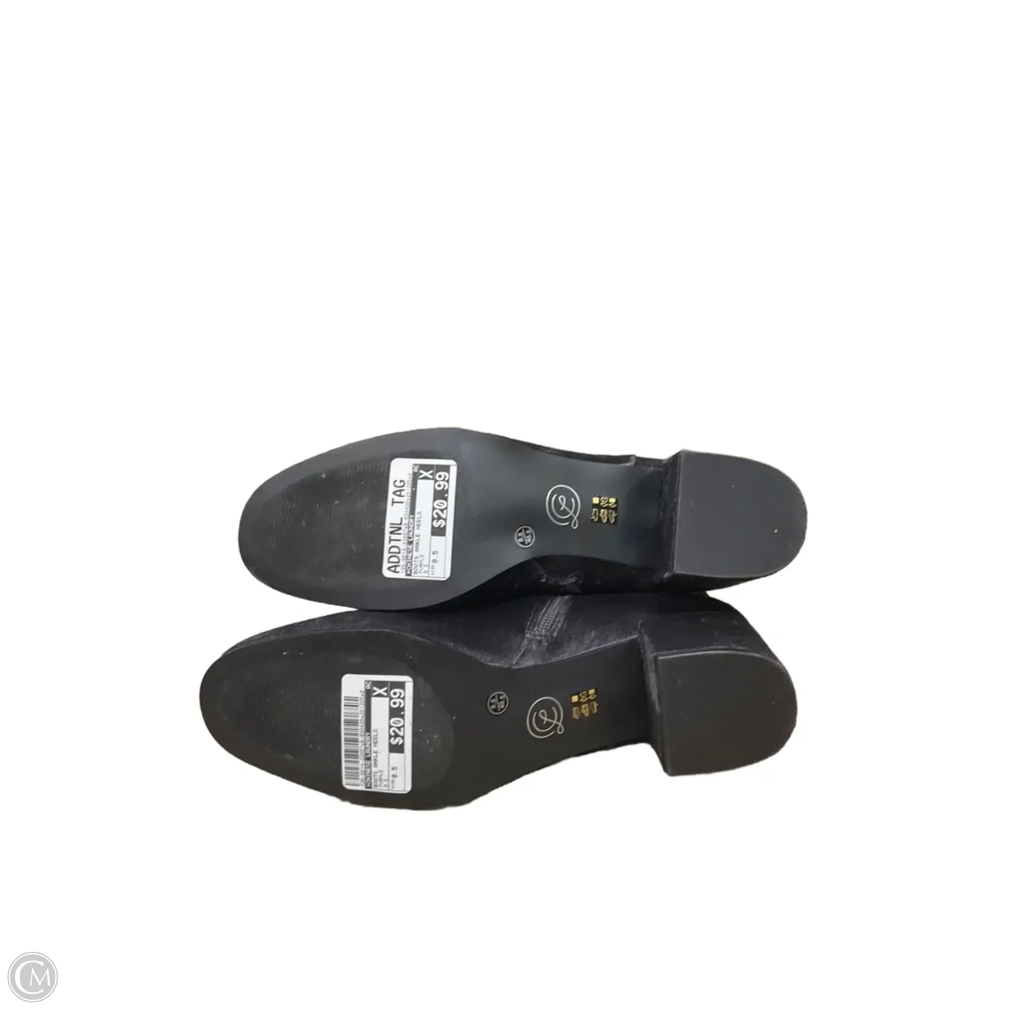 Boots Ankle Heels By Chinese Laundry In Purple, Size: 9.5