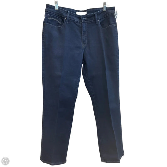 Jeans Straight By Levis In Blue Denim, Size: 18