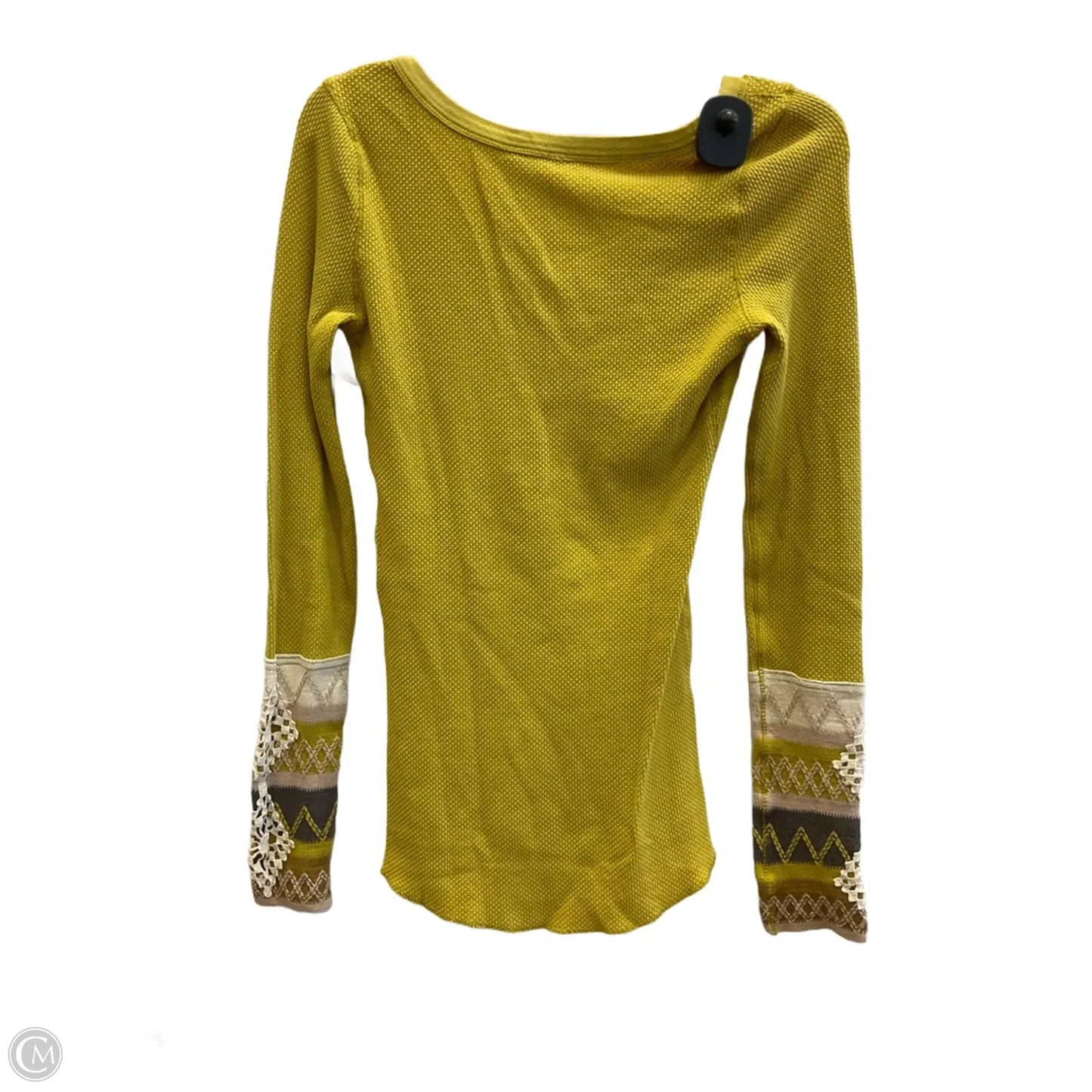 Top Long Sleeve By Free People In Green, Size: L