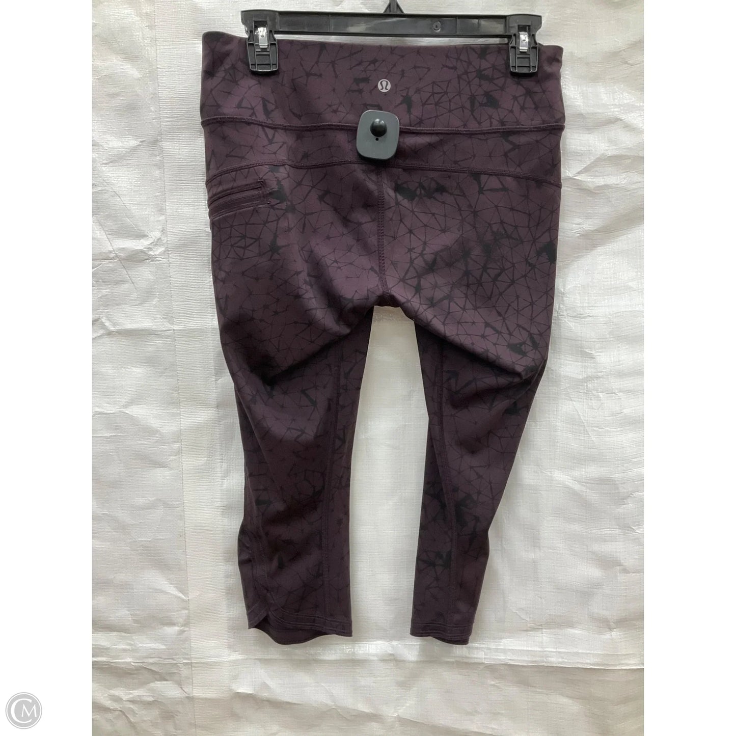 Athletic Capris By Lululemon In Purple, Size: 6