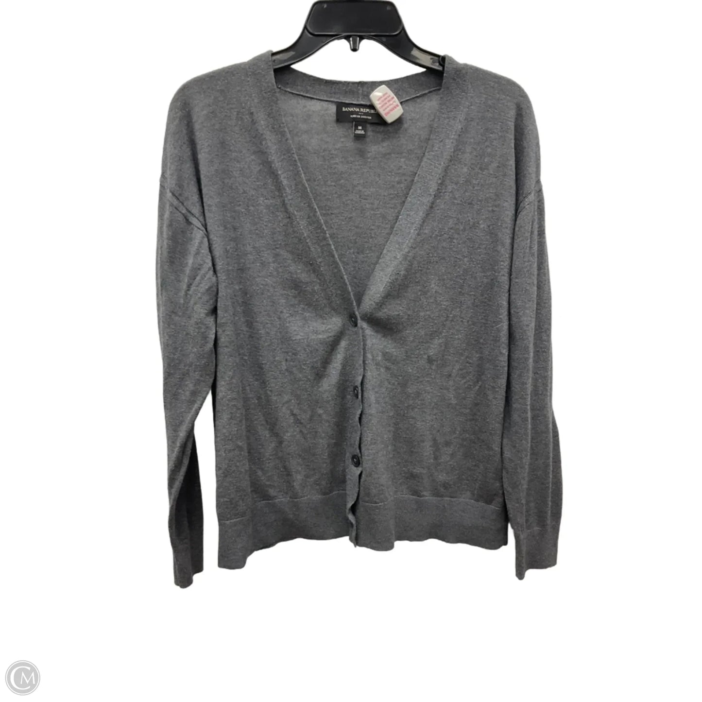 Cardigan By Banana Republic In Grey, Size: M