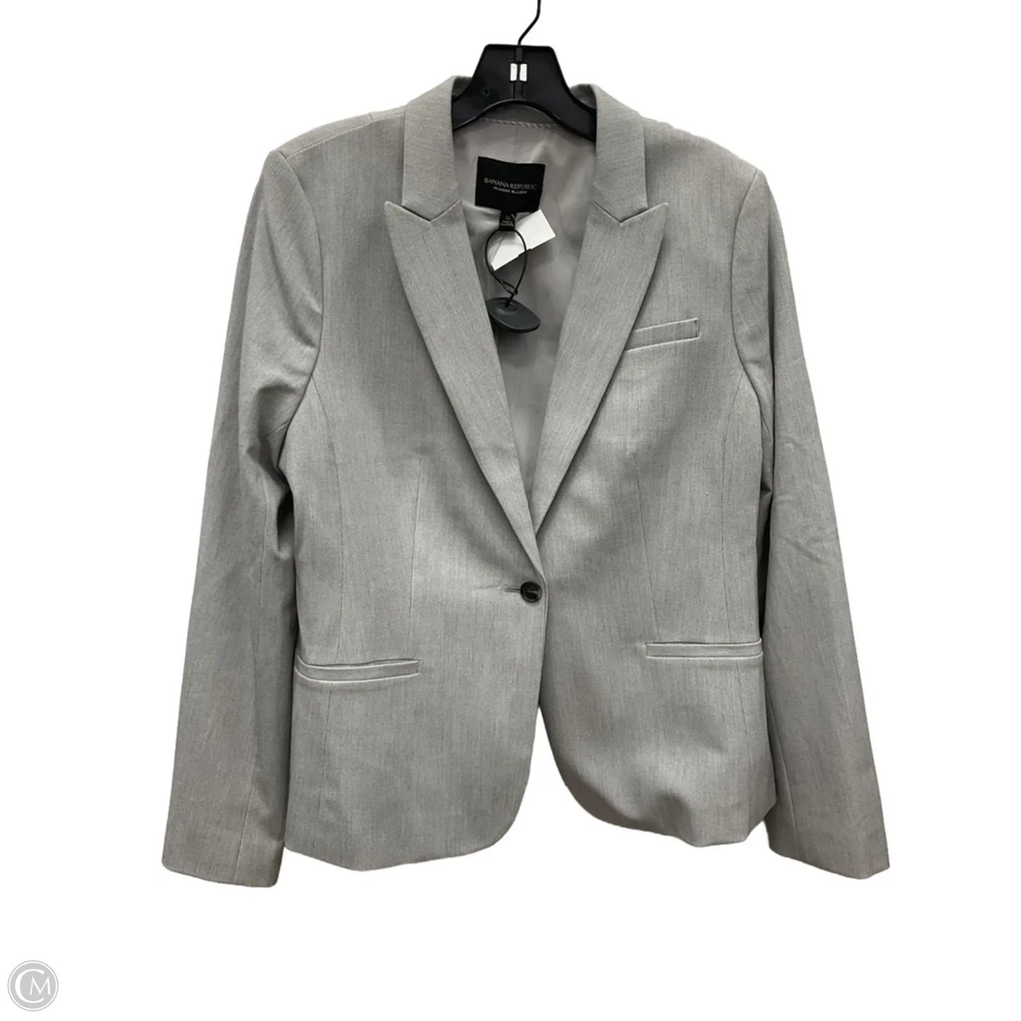Blazer By Banana Republic In Grey, Size: L