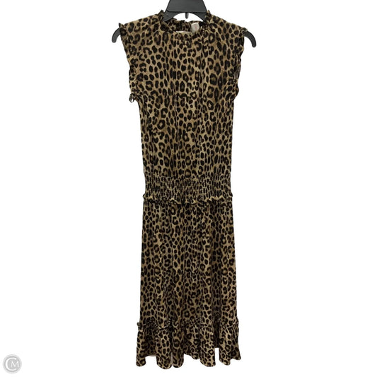 Dress Party Midi By Michael By Michael Kors In Animal Print, Size: Xs