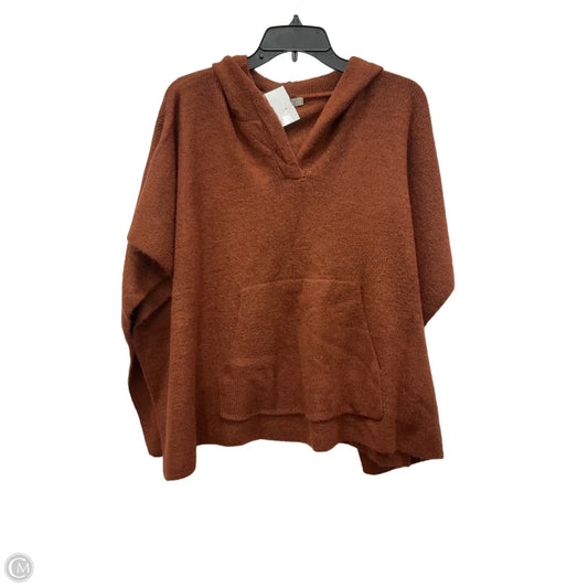 Sweater Short Sleeve By Loft In Orange, Size: Xs