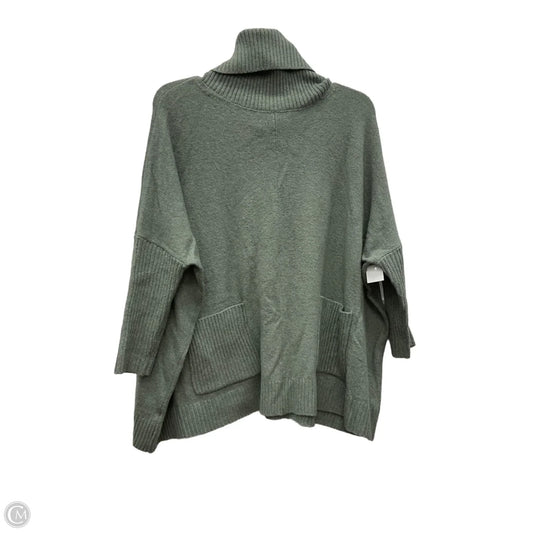 Sweater Short Sleeve By Loft In Green, Size: S