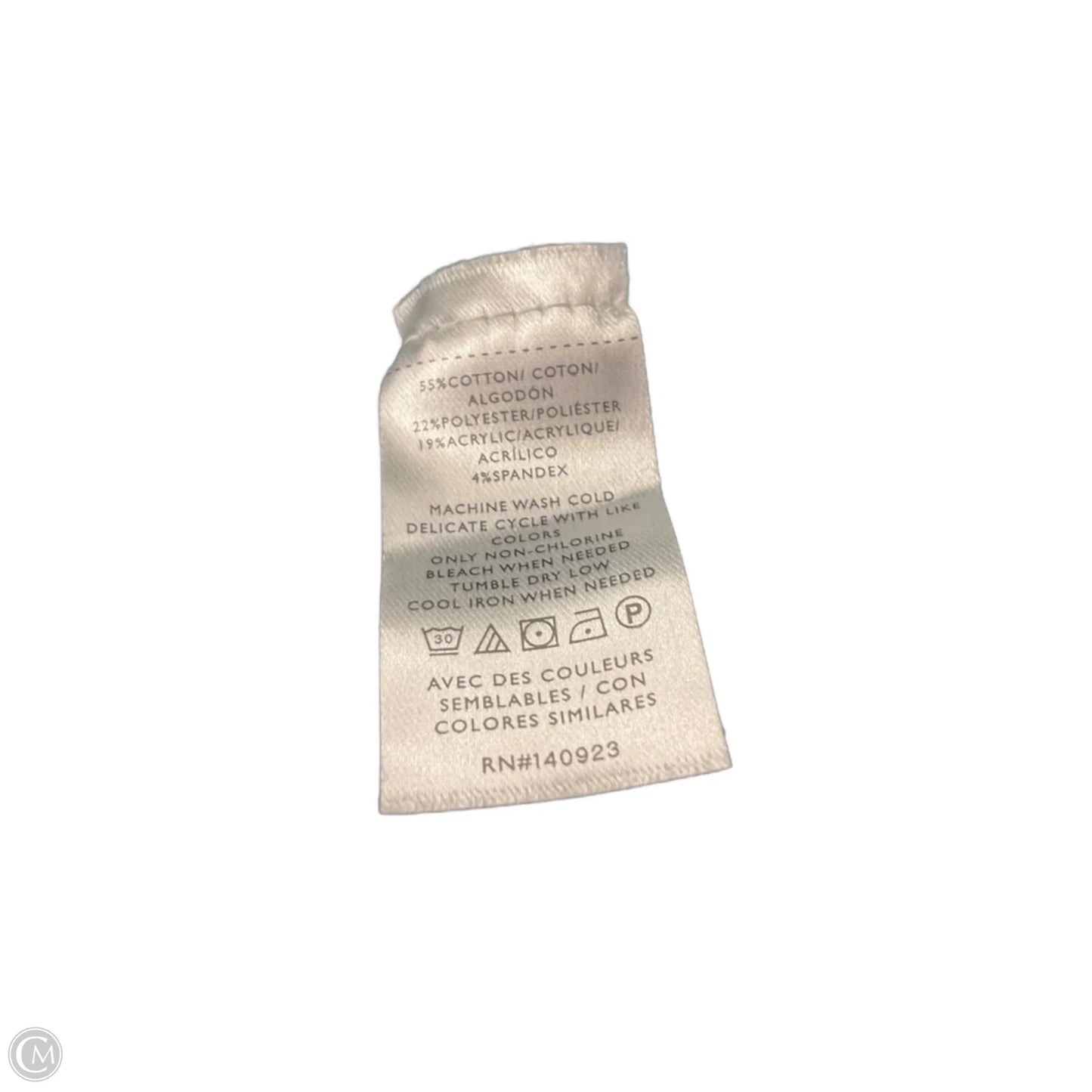 Sweater Short Sleeve By Loft In Green, Size: S