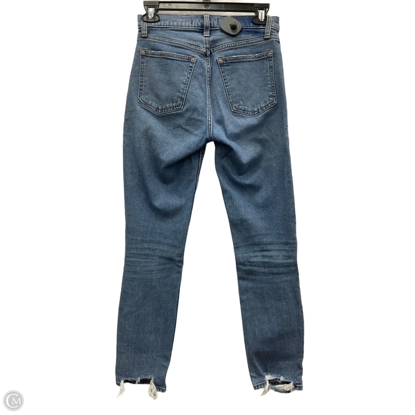 Jeans Skinny By Abercrombie And Fitch In Blue Denim, Size: 2
