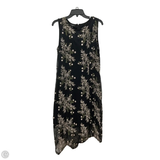 Dress Party Long By Alfani In Floral Print, Size: Xl