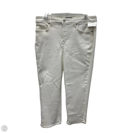 Capris By Not Your Daughters Jeans In Yellow, Size: 10