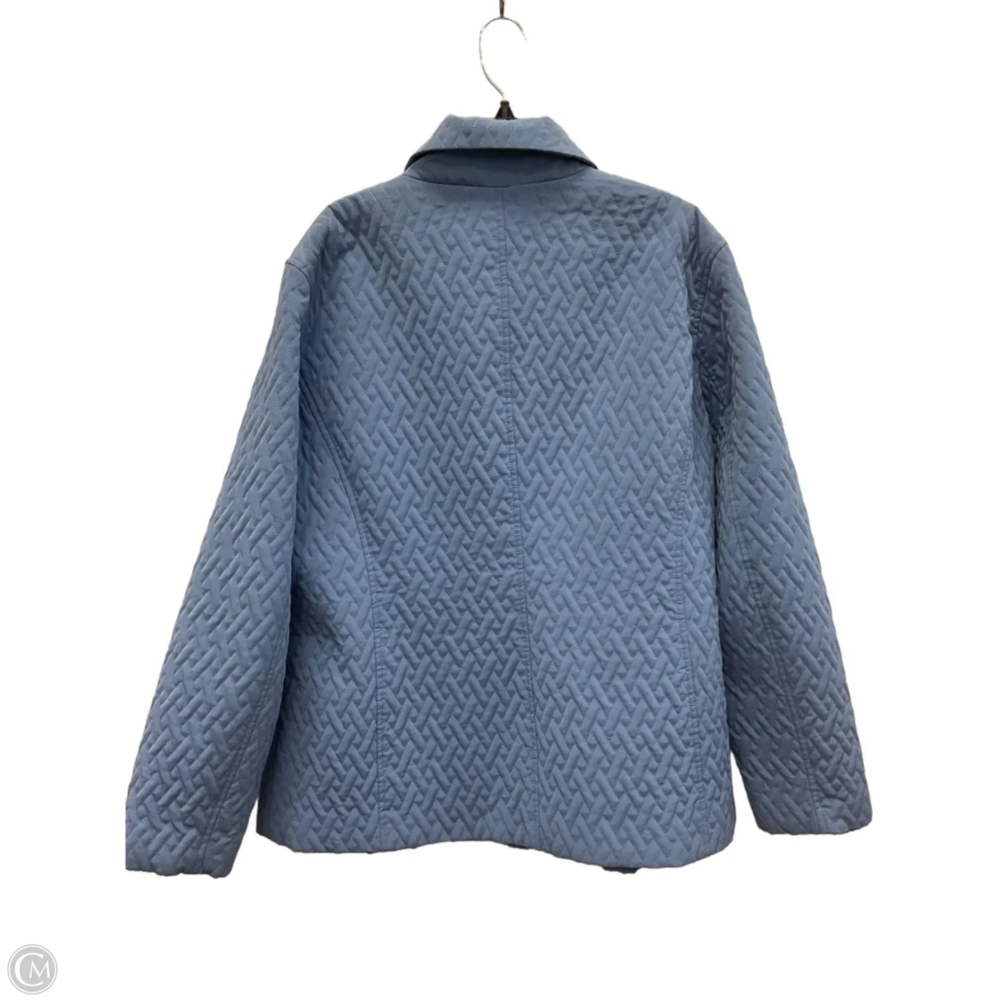 Jacket Puffer & Quilted By Talbots In Blue, Size: Xl