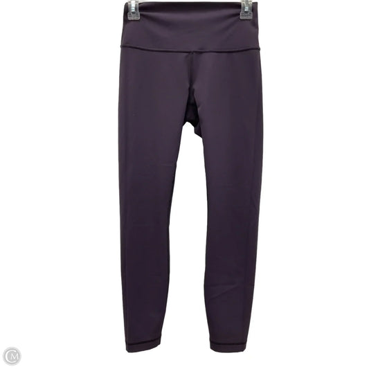 Athletic Leggings By Lululemon In Purple, Size: S