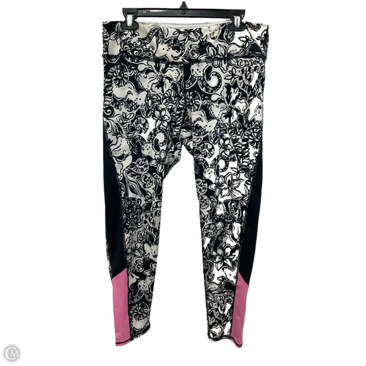 Pants Designer By Lilly Pulitzer In Black & White, Size: Xl