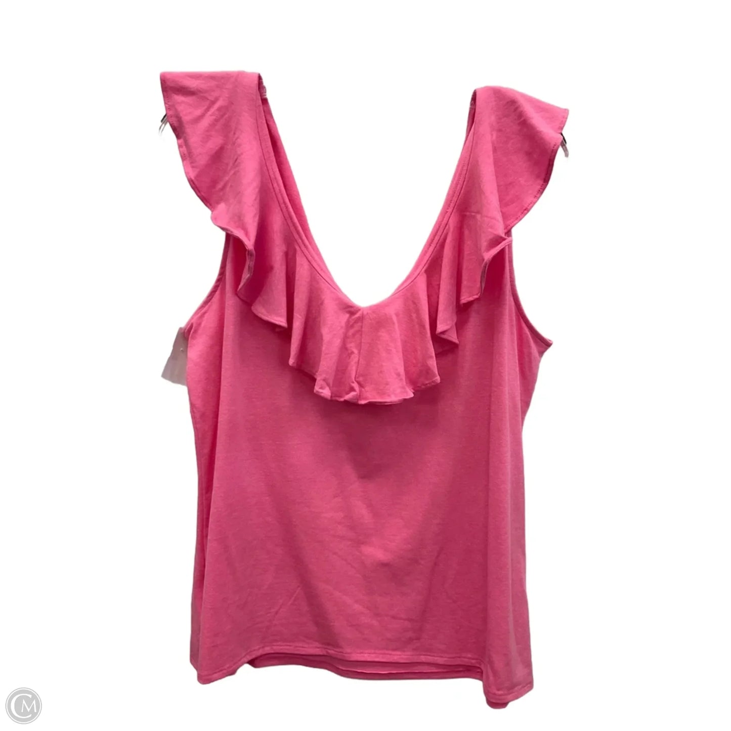 Top Sleeveless Designer By Lilly Pulitzer In Pink, Size: Xl