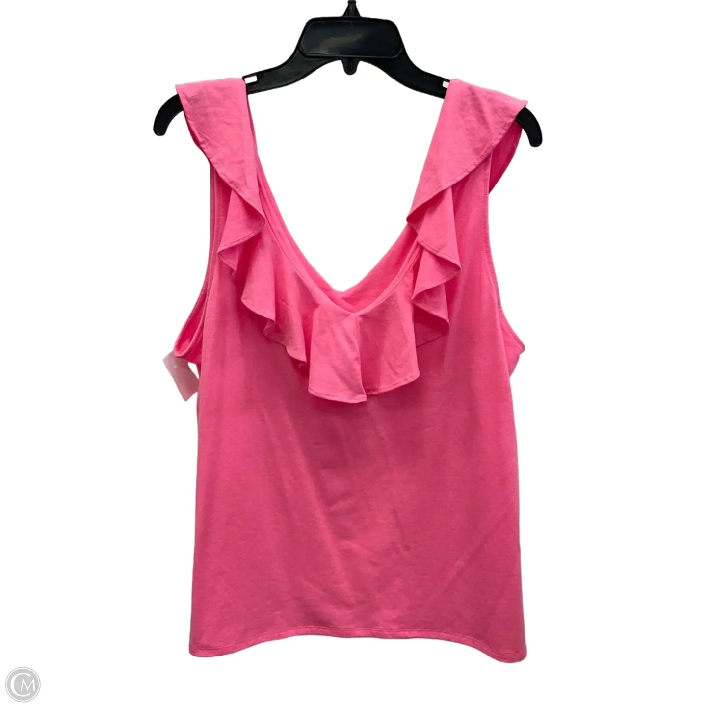 Top Sleeveless Designer By Lilly Pulitzer In Pink, Size: Xl