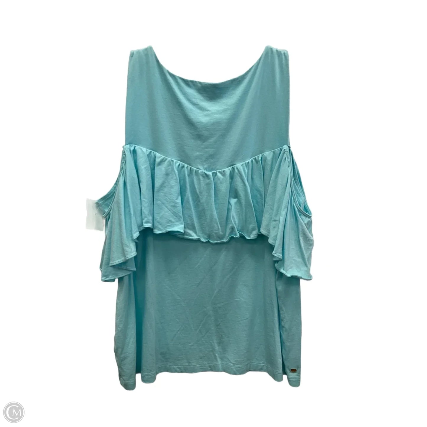 Top Sleeveless Designer By Lilly Pulitzer In Blue, Size: Xl