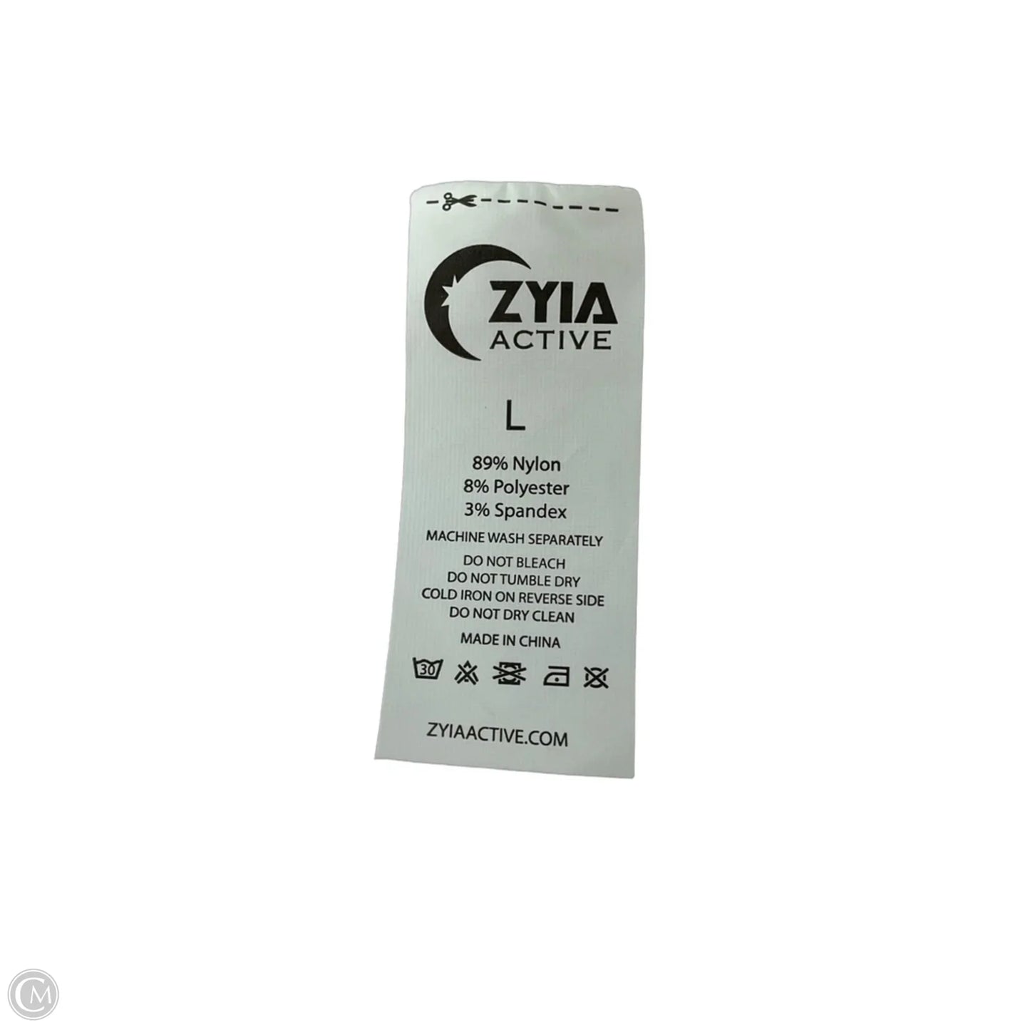 Athletic Tank Top By Zyia In White, Size: L