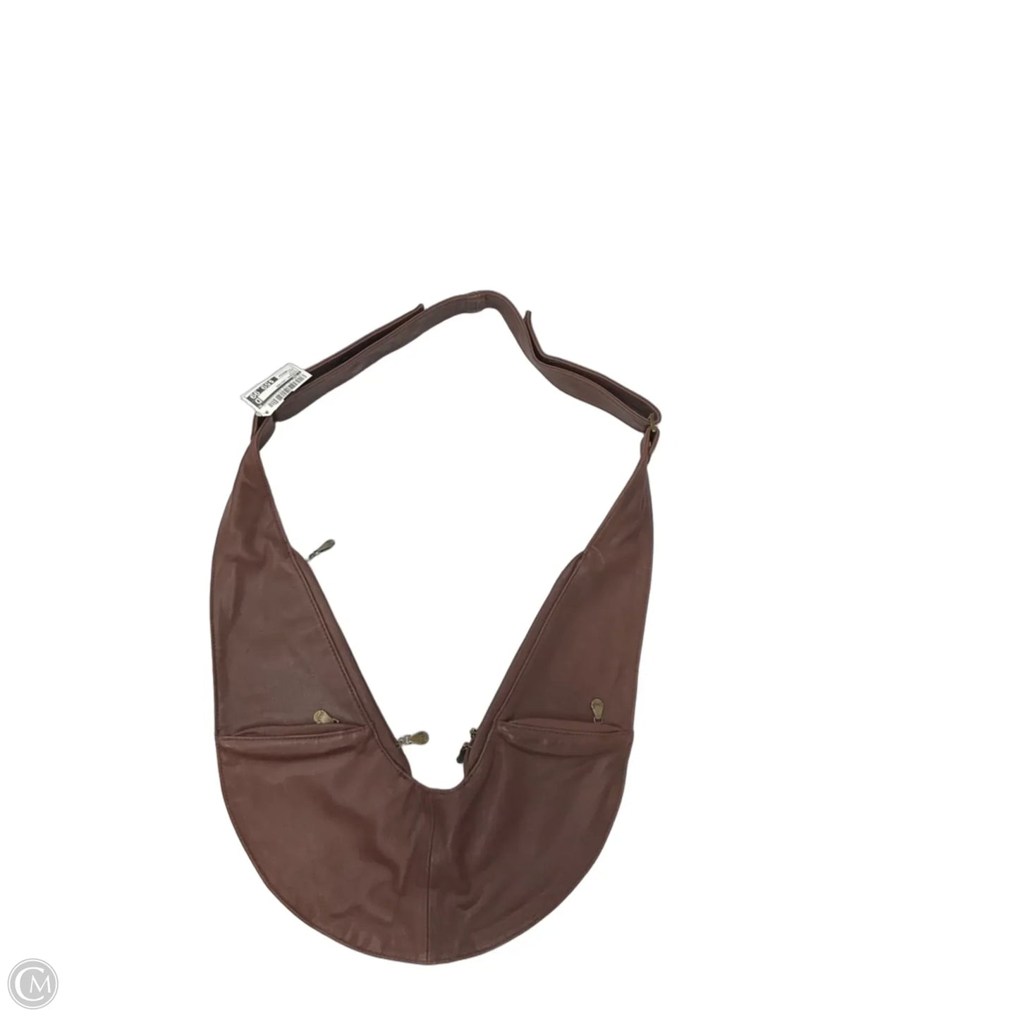Handbag Leather By Cma, Size: Medium