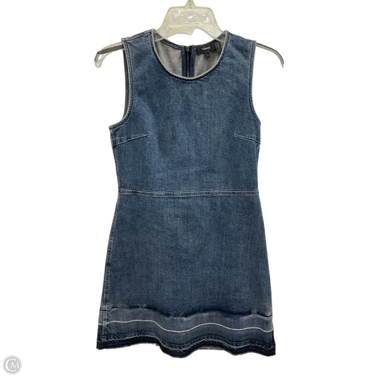 Dress Casual Short By Theory In Blue Denim, Size: Xs