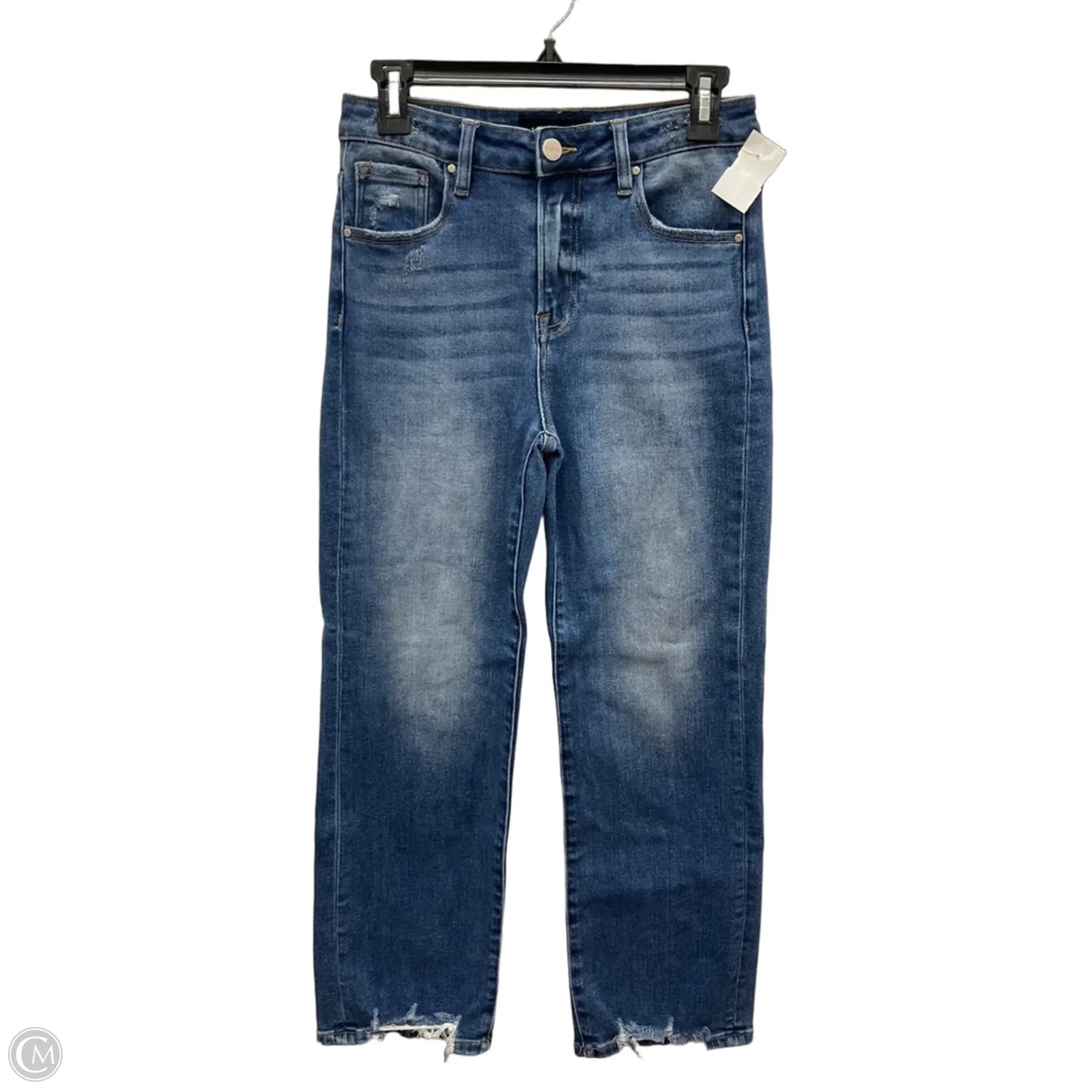 Jeans Straight By Risen In Blue Denim, Size: 6