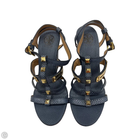 Shoes Designer By Tory Burch In Navy, Size: 6