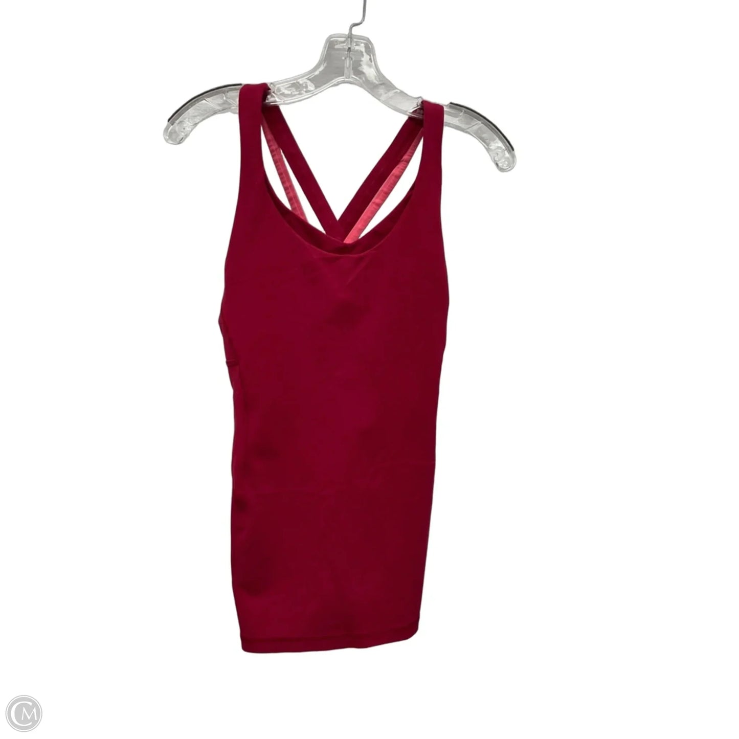 Athletic Tank Top By Lululemon In Pink, Size: M
