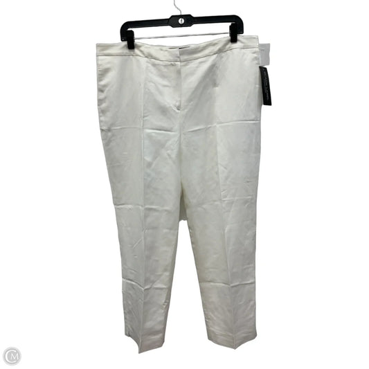 Pants Dress By Evan-picone In White, Size: 16